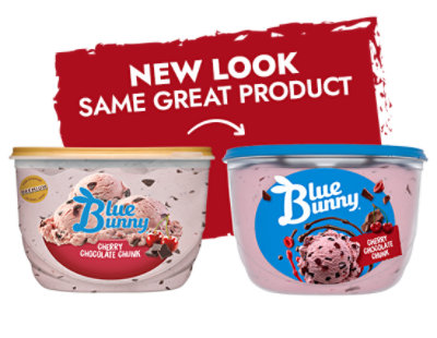 Blue Bunny Cherry Chocolate Chunk Ice Cream - 46 Fl. Oz. - Image 5