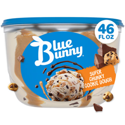 Blue Bunny Super Chunky Cookie Dough Ice Cream - 46 Fl. Oz. - Image 1