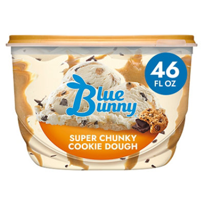 Blue Bunny Super Chunky Cookie Dough Frozen Dessert - 46 Fl. Oz.