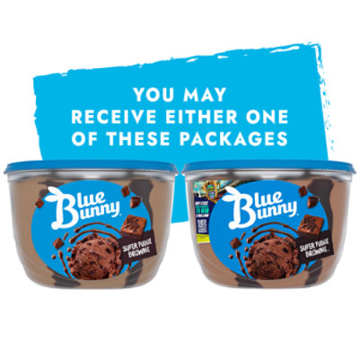 Blue Bunny Super Fudge Brownie Ice Cream - 46 Fl. Oz. - Image 5