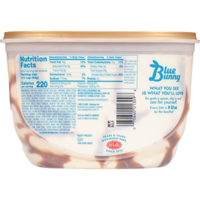 Blue Bunny Salted Caramel Craze Frozen Dessert - 46 Fl. Oz. - Image 3