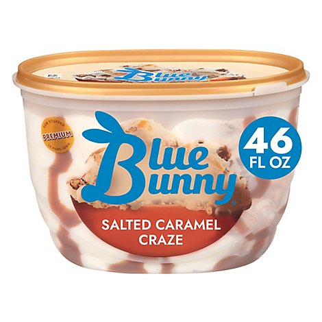Blue Bunny Salted Caramel Craze Frozen Dessert - 46 Fl. Oz.