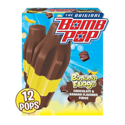 Bomb Pop Banana Fudge Bar - 12 Count - Image 1