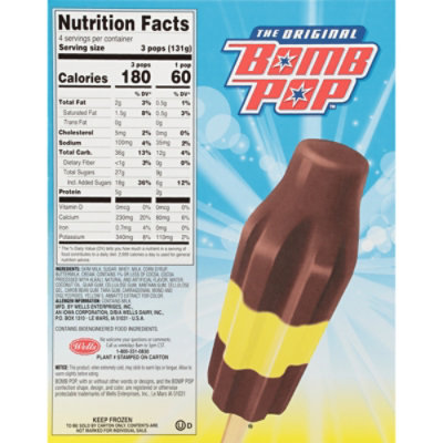 Bomb Pop Banana Fudge Bar - 12 Count - Image 3