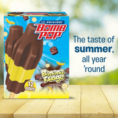 The Original Bomb Pop Banana Fudge Frozen Dairy - 12 Count - Image 2