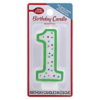 Betty Crocker Candles Birthday Numeral 1 - Each - Image 3