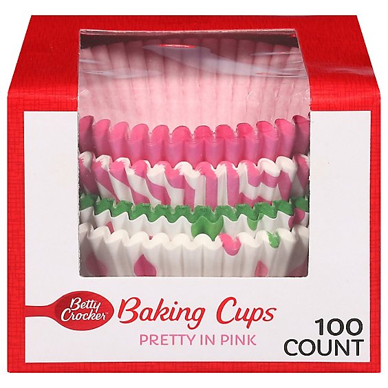 Betty Crocker Cupcake Liners Party Pack Pretty In Pink - 100 Count