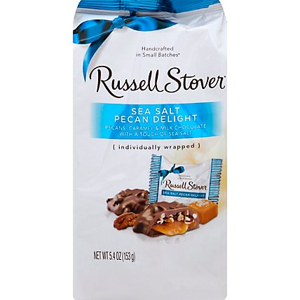 Russell Stover Sea Salt Milk Chocolate Pecan Delight Bag - 5.5 - Image 2