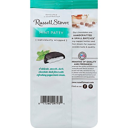 Russell Stover Chocolate Mint Patties Dark Chocolate - 6 Oz - Image 3