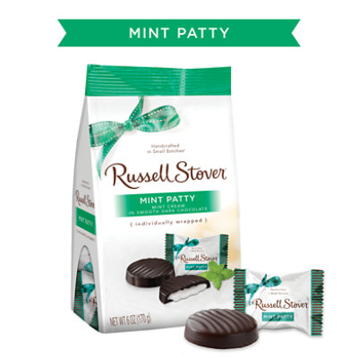 Russell Stover Chocolate Mint Patties Dark Chocolate - 6 Oz - Image 2