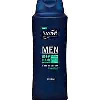 Suave Men Professionals Shampoo Deep Clean Mint Refresh Anti Dandruff - 28 Fl. Oz. - Image 2