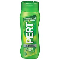 Pert Shampoo & Conditioner 2 in 1 For Normal Hair Classic Clean - 13.5 Fl. Oz. - Image 1