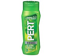 Pert Shampoo & Conditioner 2 in 1 For Normal Hair Classic Clean - 13.5 Fl. Oz.