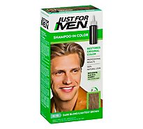 Just For Men Hair Color Shampoo-In Original Formula Dark Blond Lightest Brown H-15 - Each