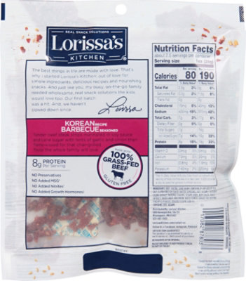 Lorissas Kitchen Premium Steak Strips Korean Barbeque- 2.25 Oz - Image 6