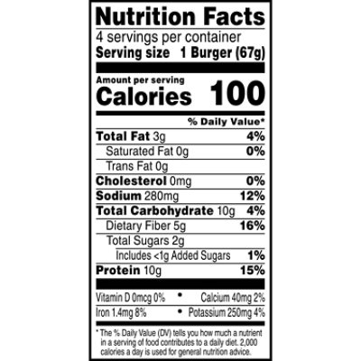 MorningStar Farms Plant Based Veggie Burgers Garden Veggie Vegan Meat - 4 - 9.5 Oz - Image 8
