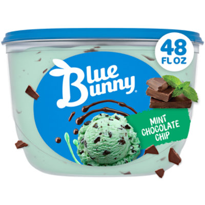 Blue Bunny Ice Cream Mint Chocolate Chip - 48 Fl. Oz. - Image 1