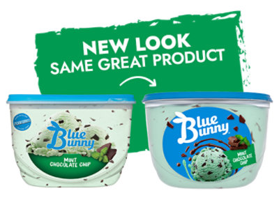 Blue Bunny Ice Cream Mint Chocolate Chip - 48 Fl. Oz. - Image 5