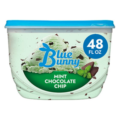 Blue Bunny Ice Cream Mint Chocolate Chip - 48 Fl. Oz.