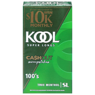 KOOL Cigarettes Box 100s FSC - Pack - Image 1