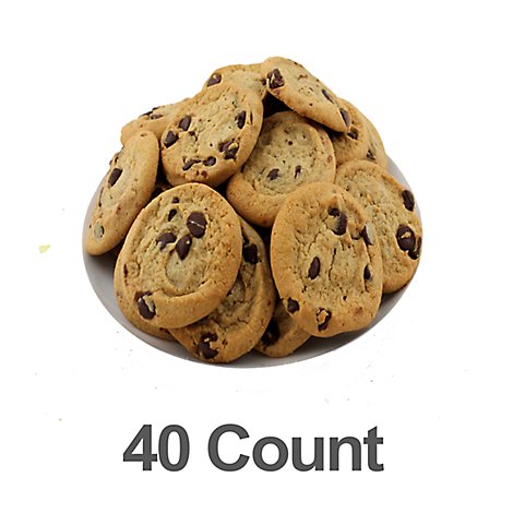 Fresh Baked Chocolate Chip Cookies - 40 Count - Safeway