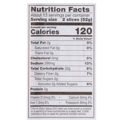 Signature SELECT Bread Sandwich Wheat - 24 Oz - Image 3