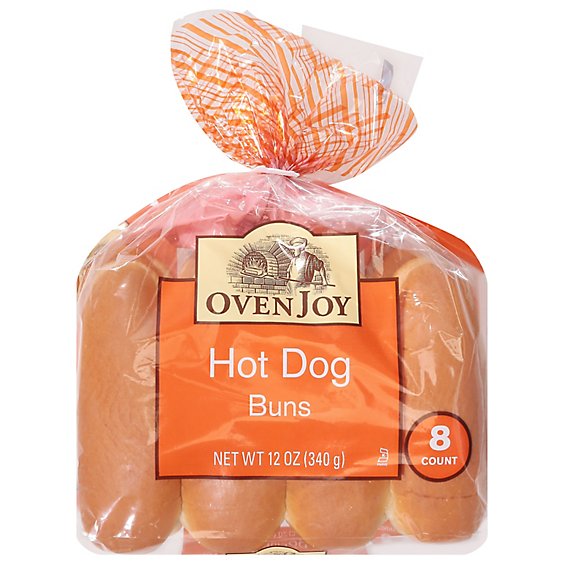 Ovenjoy Hot Dog Buns - 12 Oz