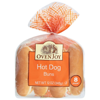 Ovenjoy Hot Dog Buns - 12 Oz