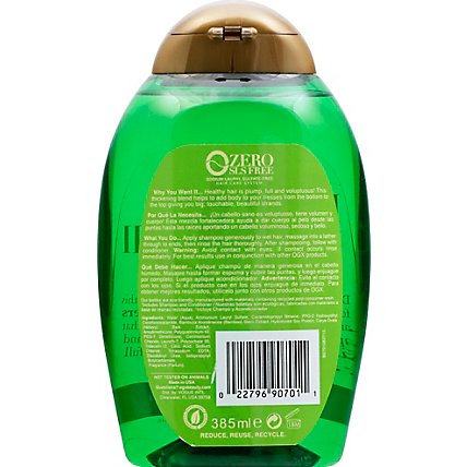 OGX Shampoo Bamboo Fiber-Full Strength & Body - 13 Fl. Oz. - Image 3