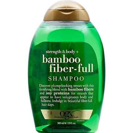 OGX Shampoo Bamboo Fiber-Full Strength & Body - 13 Fl. Oz. - Image 2