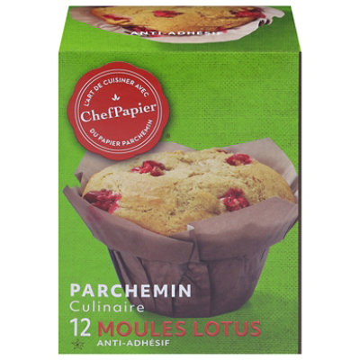 PaperChef Parchment Culinary Lotus Cups Non-Stick - 12 Count - Image 2