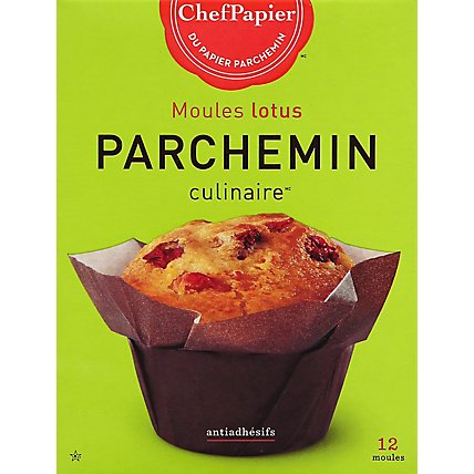 PaperChef Parchment Culinary Lotus Cups Non-Stick - 12 Count - Image 3
