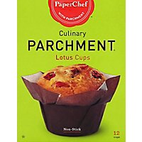 PaperChef Parchment Culinary Lotus Cups Non-Stick - 12 Count - Image 2