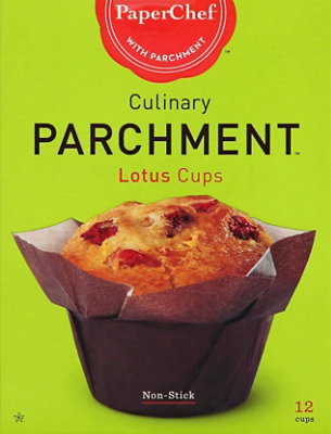 PaperChef Parchment Culinary Lotus Cups Non-Stick - 12 Count - Image 2