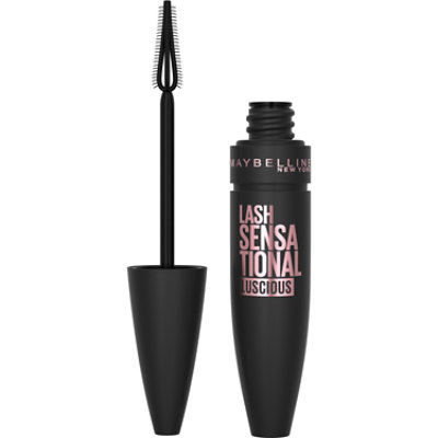 Maybelline Lash Sensational Luscious Blackest Black Washable Mascara - 0.32 Oz - Image 1