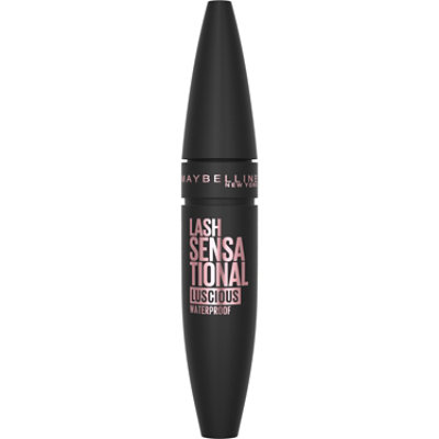 Maybelline Lash Sensational Luscious Waterproof Mascara Very Black - 0.3 Fl. Oz. - Image 2
