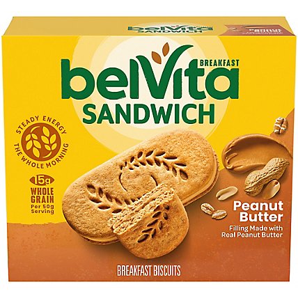 belVita Breakfast Biscuits Peanut Butter - 5-1.76 Oz - Image 2