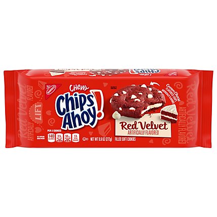 Chips Ahoy! Cookies Chewy Filled Soft Red Velvet - 9.6 Oz - Image 3