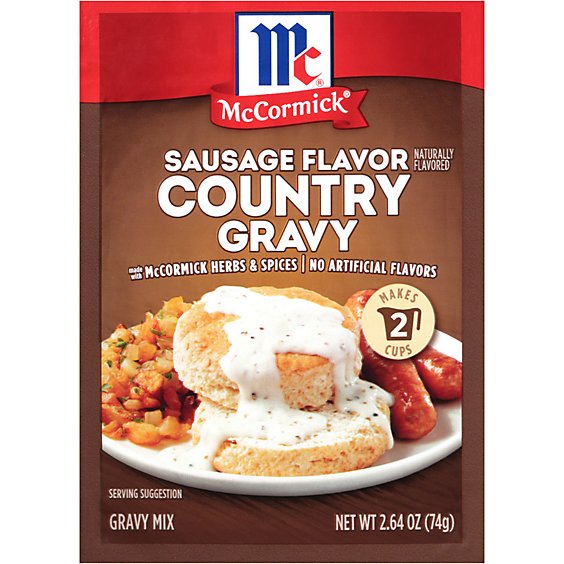 McCormick Sausage Flavor Country Gravy Seasoning Mix - 2.64 Oz