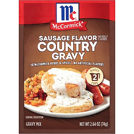 McCormick Sausage Flavor Country Gravy Seasoning Mix - 2.64 Oz - Image 1