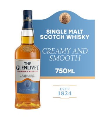 The Glenlivet Founders Reserve Single Malt Scotch Whisky - 750 Ml - Image 1