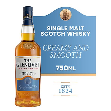 The Glenlivet Founders Reserve Single Malt Scotch Whisky - 750 Ml