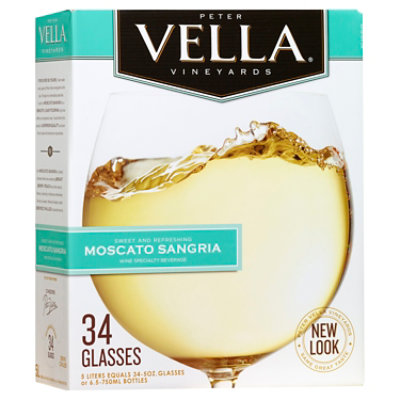 Peter Vella Moscato White Box Wine - 5 Liter - Pavilions