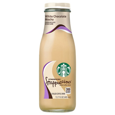 Starbucks frappuccino Coffee Drink Chilled White Chocolate Mocha - 13.7 Fl. Oz. - Image 1