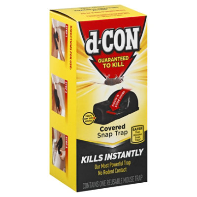 NEW d-CON Ultra Set covered mouse trap dCon - A BETTER REUSABLE