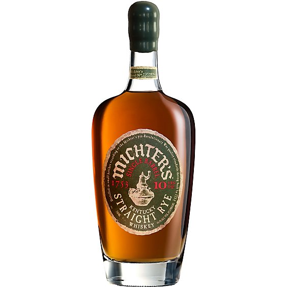 Michters 10 Year Straight Rye 92.8 PF - 750 Ml (Limited quantities may be available in store)