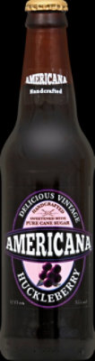 Americana Soda Huckleberry Bottle - 12 Fl. Oz. - Image 1