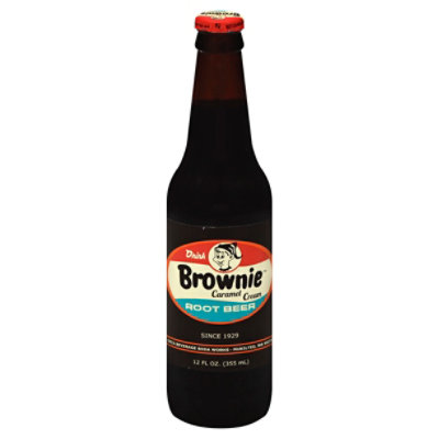 Brownie Soda Root Beer Caramel Cream - 12 Fl. Oz.