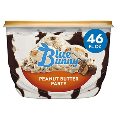 Blue Bunny Peanut Butter Party Frozen Dessert - 46 Fl. Oz.