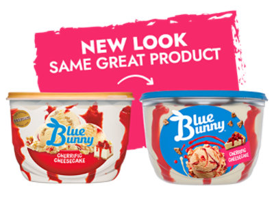 Blue Bunny Cherrific Cheesecake Ice Cream - 46 Fl. Oz. - Image 5